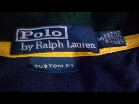 etichetta ralph lauren originale|original polo ralph lauren.